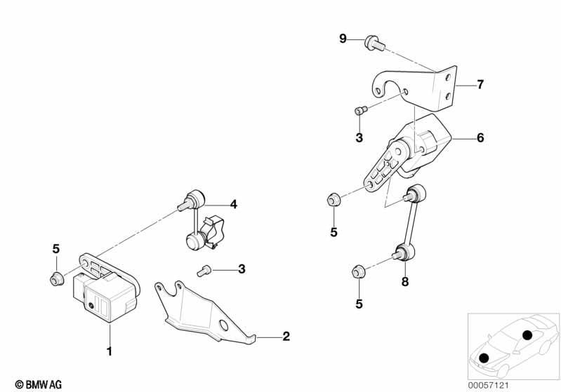 Sensor Leuchtweitenregulierung