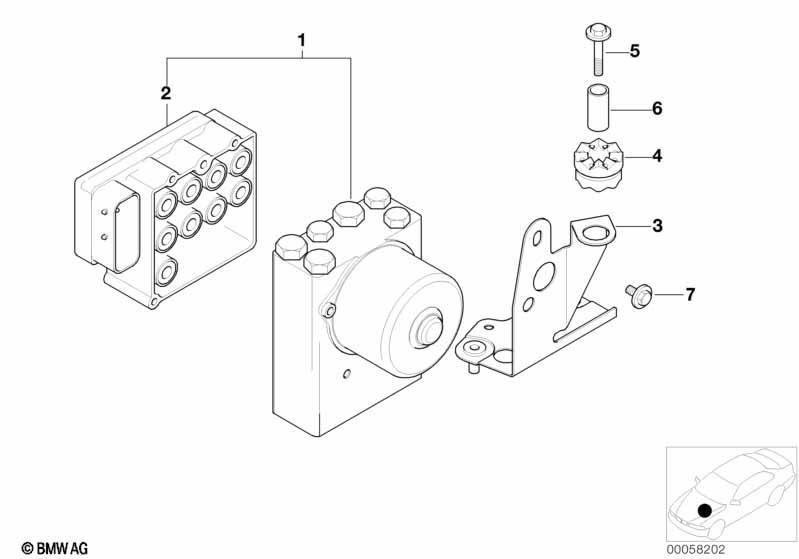 Hydroaggregat ASC/Steuergerät/Halterung