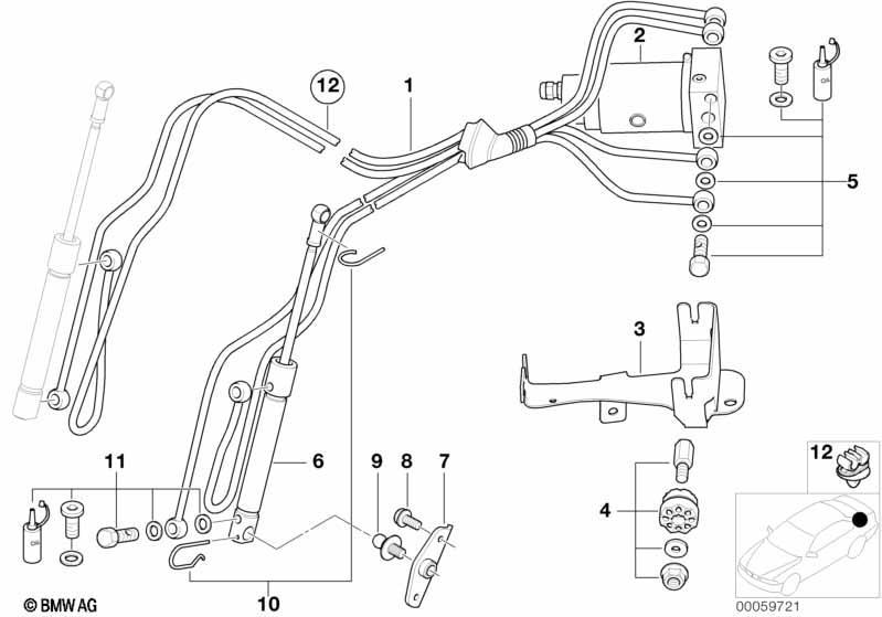 EH-Verdeck Hydraulikteile