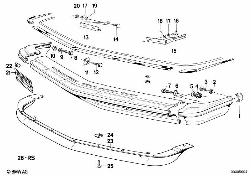 Anbauteile Stossfänger vorn