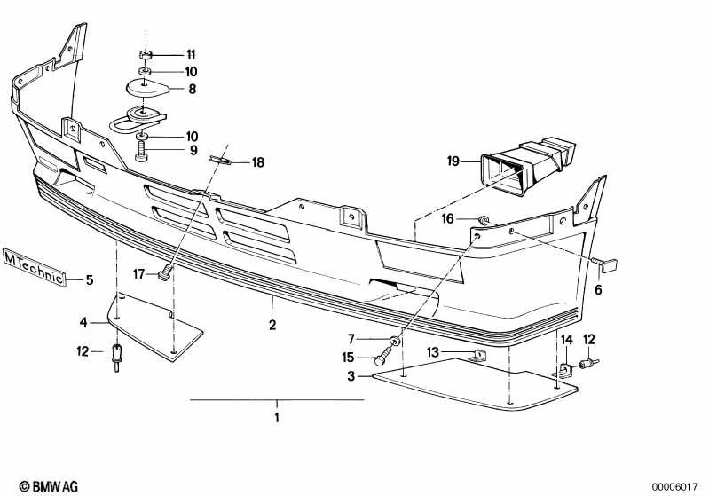 Frontspoiler M Technic