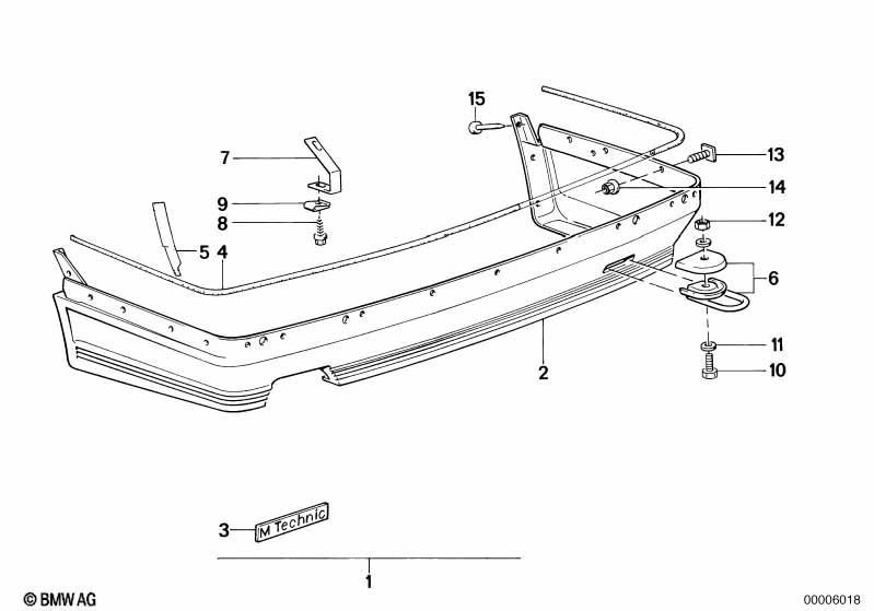 Heckschürze M Technic