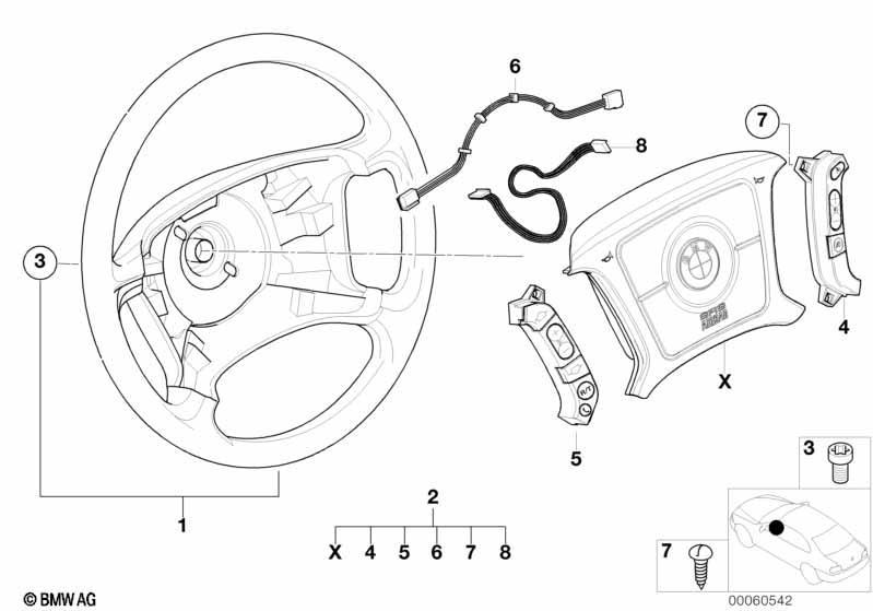 Lenkrad Airbag Multifunktion