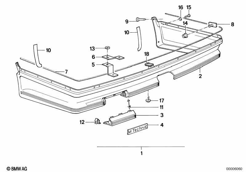 Heckschürze M Technic