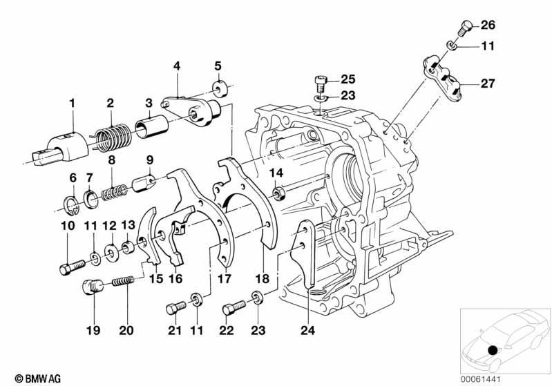 Getrag 260/5/50 innere Schaltungsteile