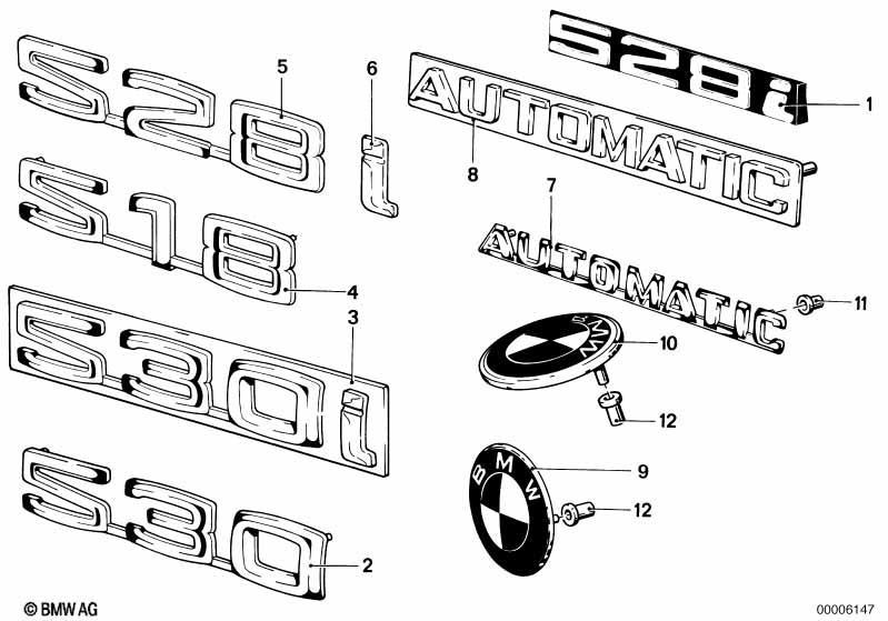 Embleme / Schriftzüge