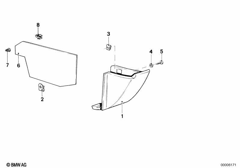 Verkleidung Instrumententafel unten