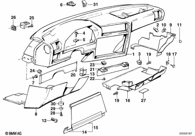 Verkleidung Instrumententafel