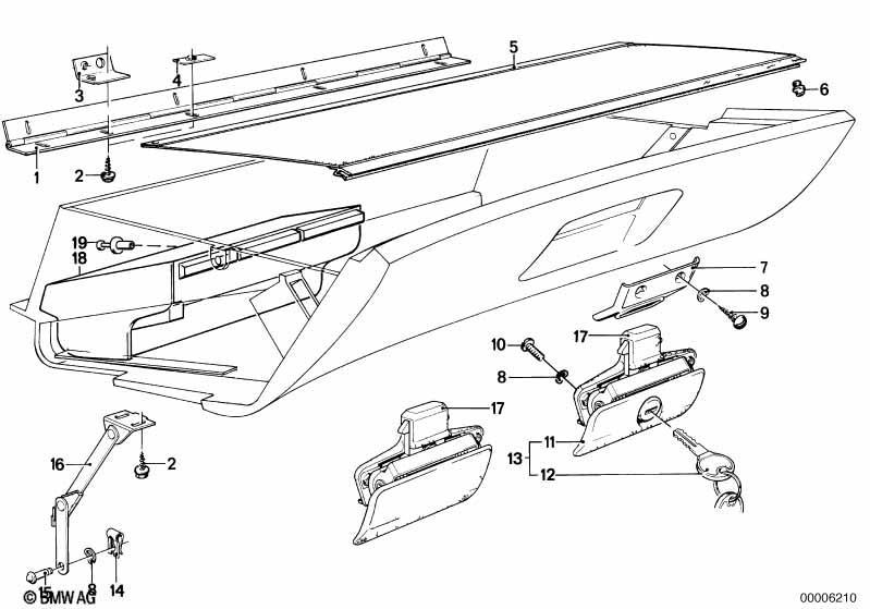 Handschuhkasten Anbauteile