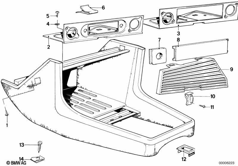 Ablegefach Anbauteile