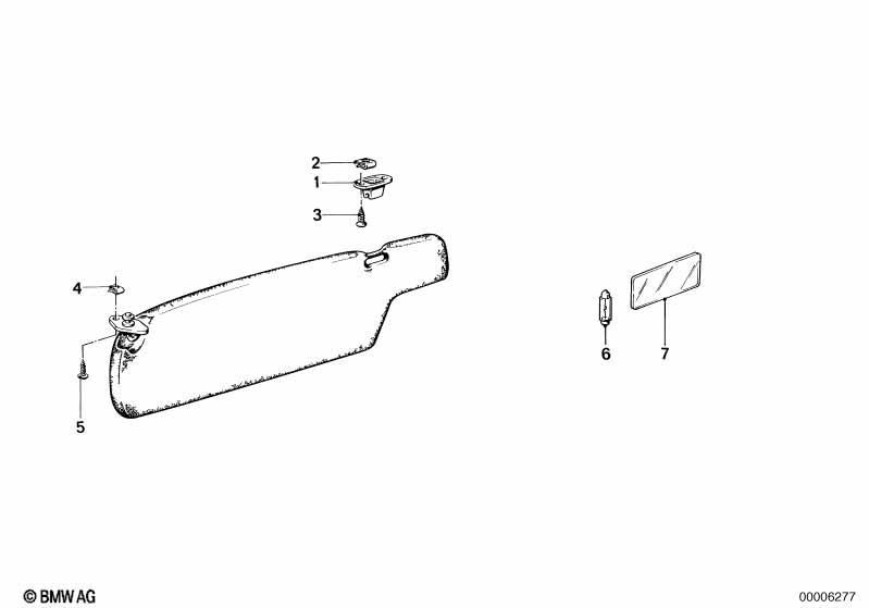 Halter Sonnenblende