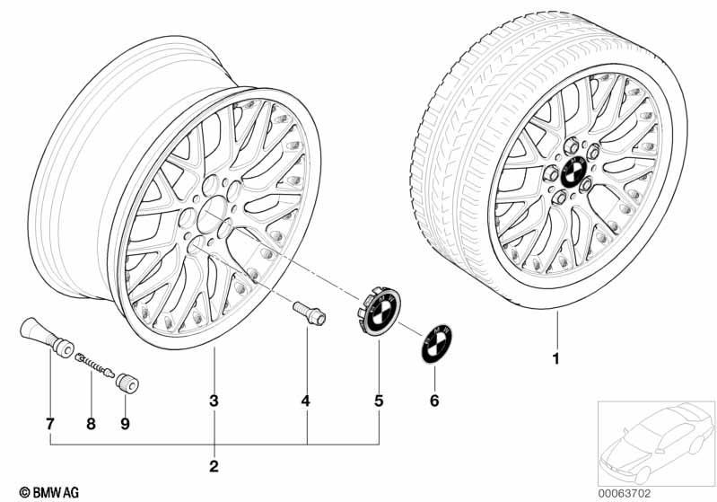 BMW Verbundrad Kreuzspeiche 78