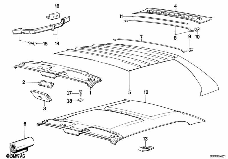 Dachverkleidung-Formhimmel/Haltegr.