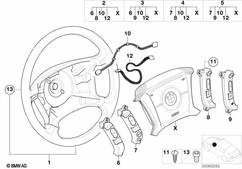 Lenkrad Airbag Multifunktion