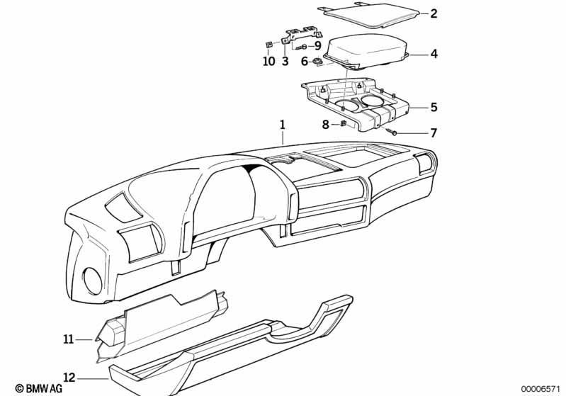 Verkl.Instrumententafel/Beifahrerairbag