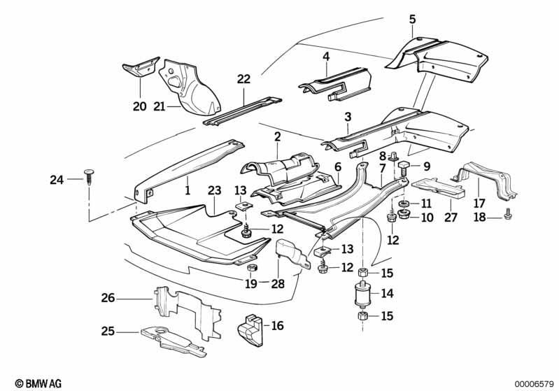 Wärmeisolierung/Abschirmung Motorraum