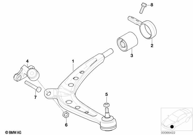 Querlenker/Kugelgelenk Allrad