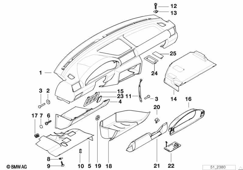 Verkleidung Instrumententafel