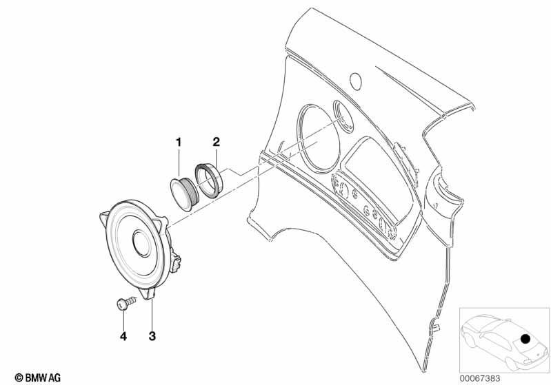 Lautsprecher hinten Harman Kardon