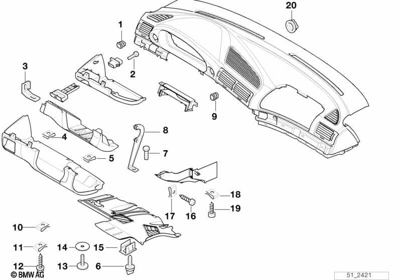 Anbauteile Instrumententafel