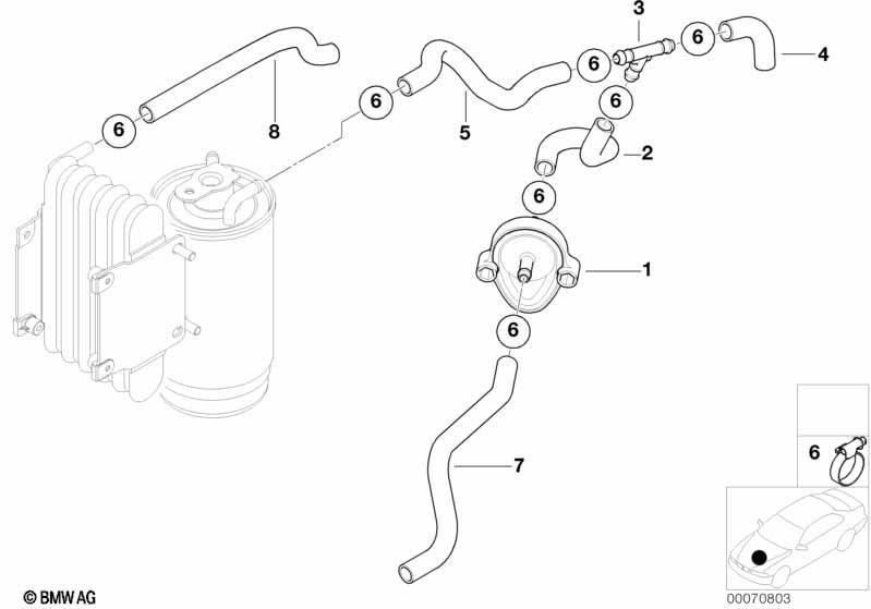 Vorwärmventil/Kraftstoffleitungen