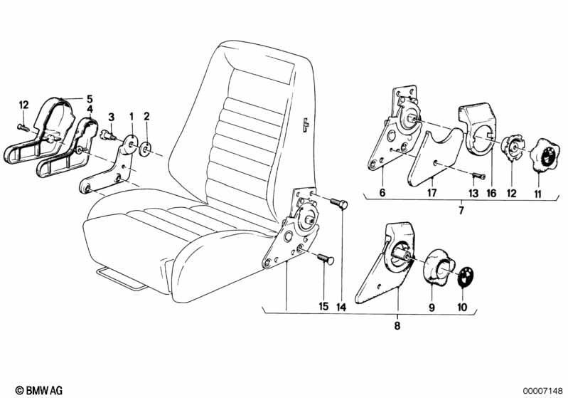 Recaro Sportsitz-Liegesitzbeschlag