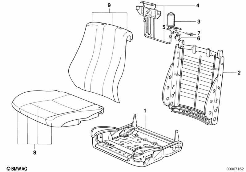 BMW Sportsitz Sitzrahmen elektrisch