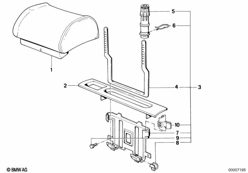 Kopfstütze hinten