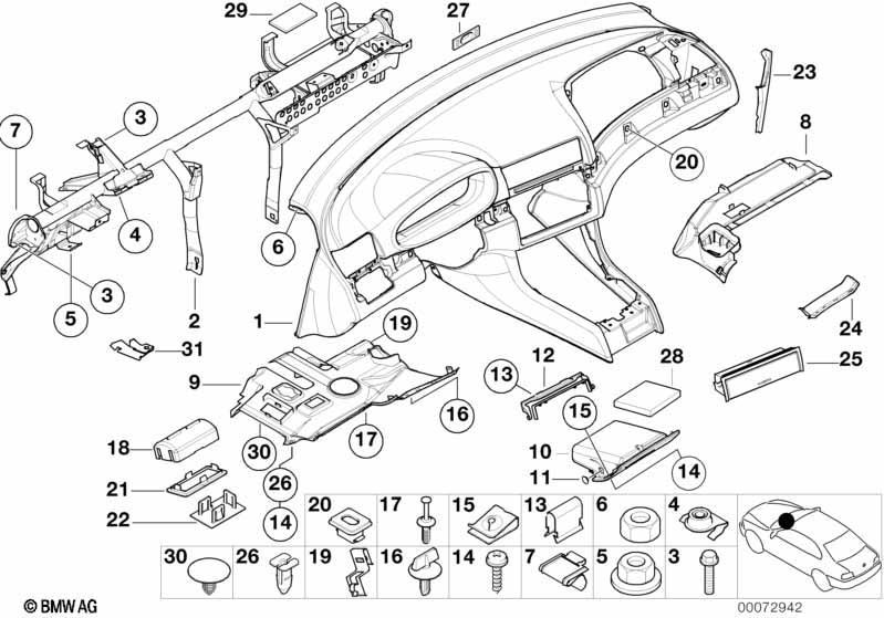 Verkleidung Instrumententafel