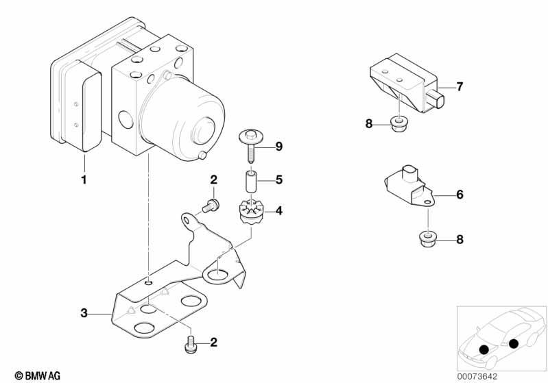 Hydroaggregat DSC/Halterung/Sensoren