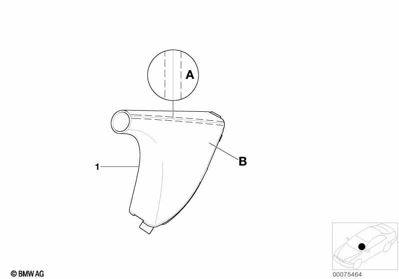 Individual Handbremshebel/Abdeckung