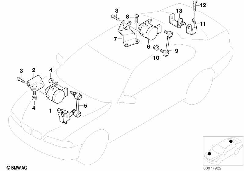 Sensor Leuchtweitenregulierung