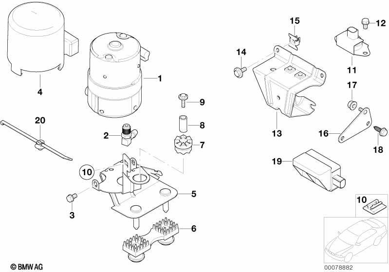 DSC Vorladepumpe/Sensoren/Anbauteile