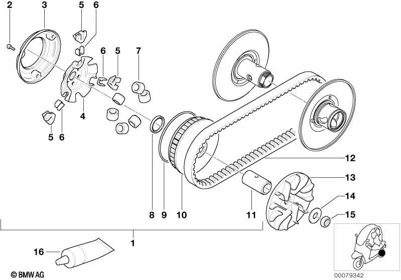 Variator-treibend