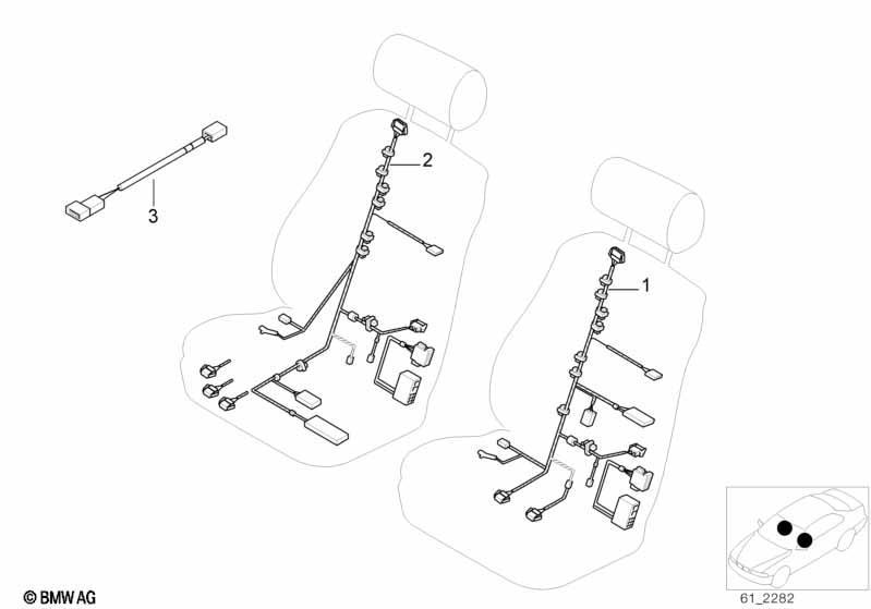 Kabelsatz Basis-Sitz elektr. verstellbar