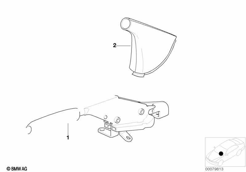 Individual Handbremshebel/Abdeckung