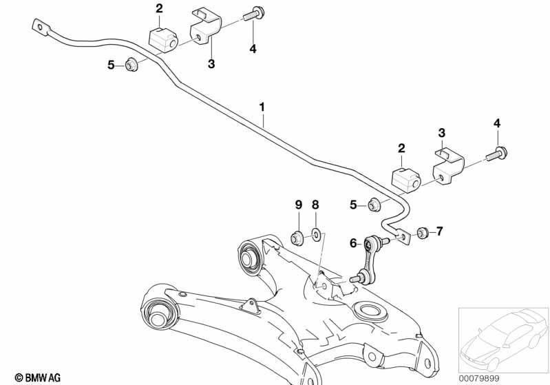 Stabilisator hinten