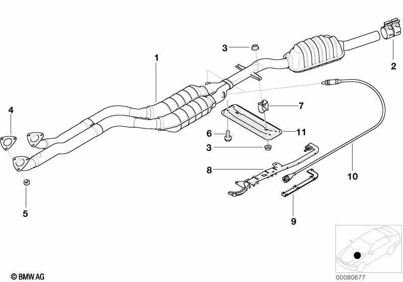 Katalysator/Vorschalldämpfer