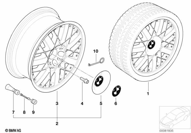 BMW Verbundrad Sternspeiche 76