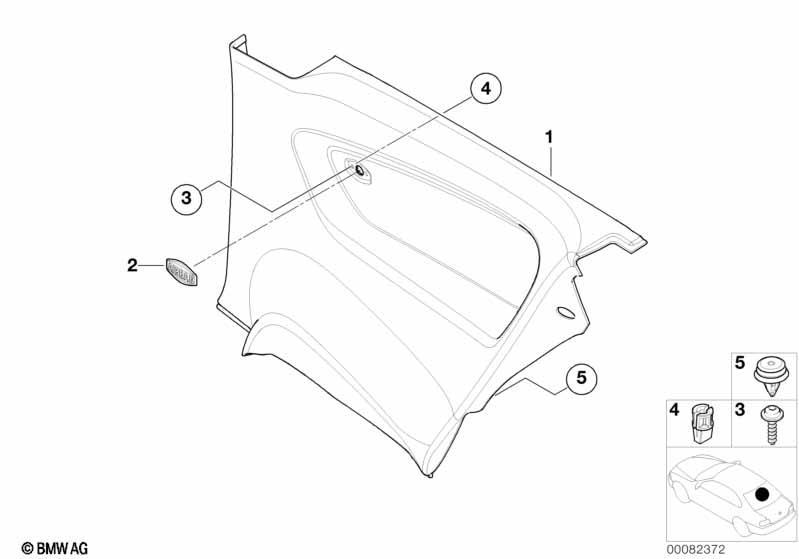 Seitenverkleidung hinten