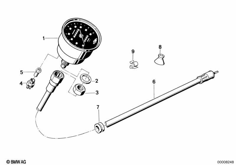 Tachometer,-Welle