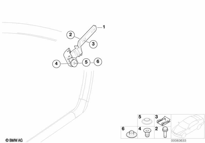 Türfenstermechanismus hinten