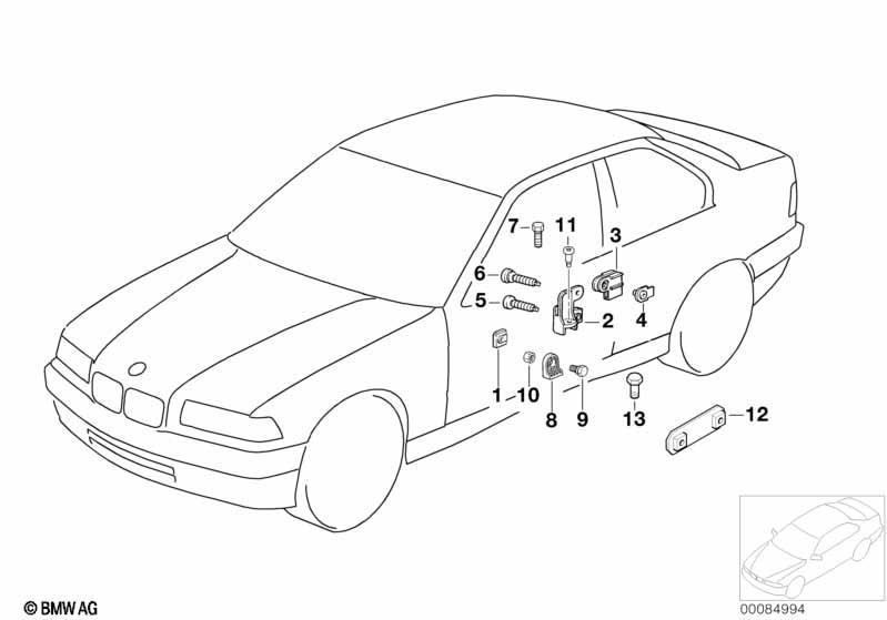 Türfenstermechanismus vorn