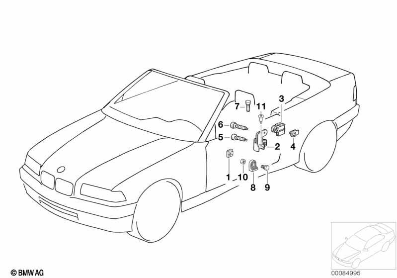 Türfenstermechanismus vorn