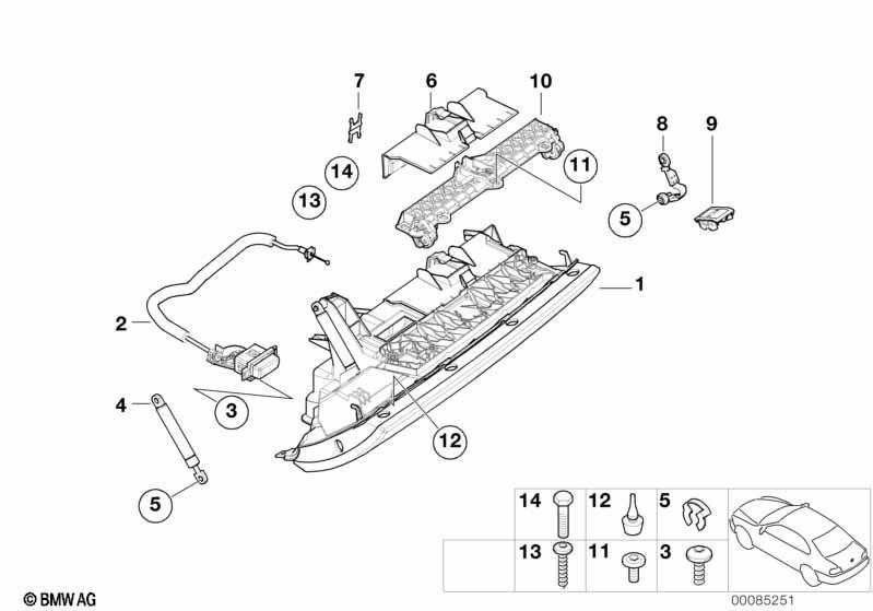 Handschuhkasten mit Airbag