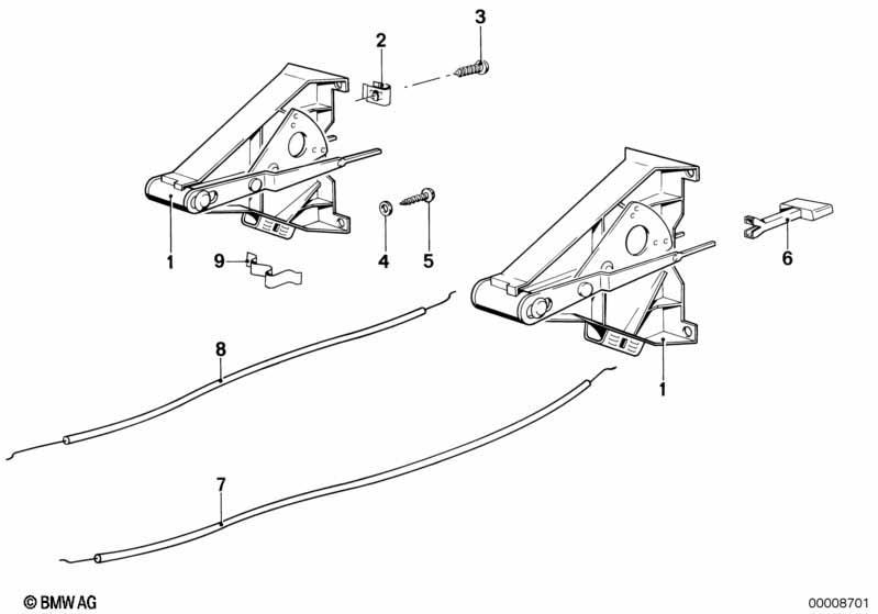 Heizungsbetätigung/Bowdenzug/Behr