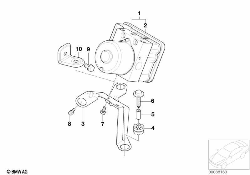 Hydroaggregat ASC/Steuergerät/Halterung