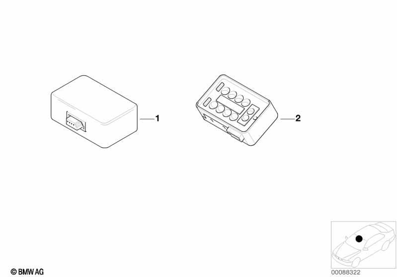 Einzelteile Regensensor