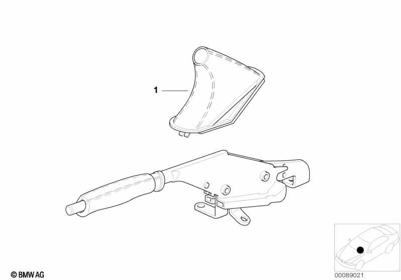 Individual Handbremshebel/Abdeckung