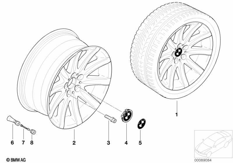 BMW LM Rad Sternspeiche 95